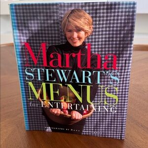 🪶 Martha Stewart’s Menus for Entertaining (1994 Hardcover, First Edition)